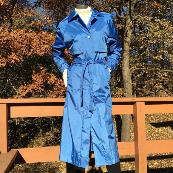 Worthington Jackets & Blazers - 🌎VINTAGE|•Worthington•|GORGEOUS Blue Trench Coat!